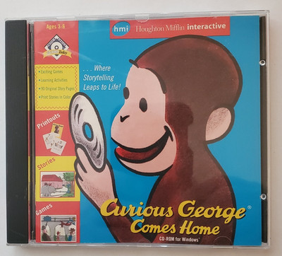 Curious George Comes Home, (PC, CD-ROM, 1996), See Description