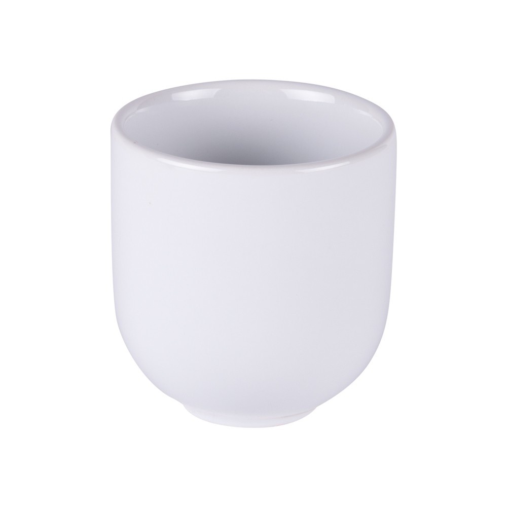 Gobelet Bollo en grès blanc 15cl idéal pour expresso et boissons chaudes