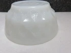 Vtg retro Fire King  milk glass bright white Kimberly cereal bowl