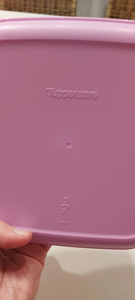 Tupperware 4 Picknick Teller mit Deckel To Go Easy Campingteller Stapelbar - Bild 3 von 3