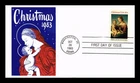 Dr Jim Stamps Christmas 1983 First Day Of Issue Cover Gamm Cachet