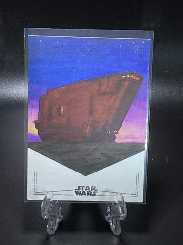 Stephane Leonardi Star Wars 2025 Topps Galaxy Chrome Sketch Card card