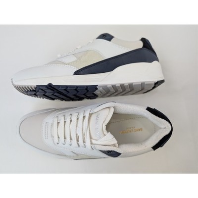 Saint Laurent Paris Bump 15 Low-Top Sneaker in Blanc Optique / Soft A BNWB 45