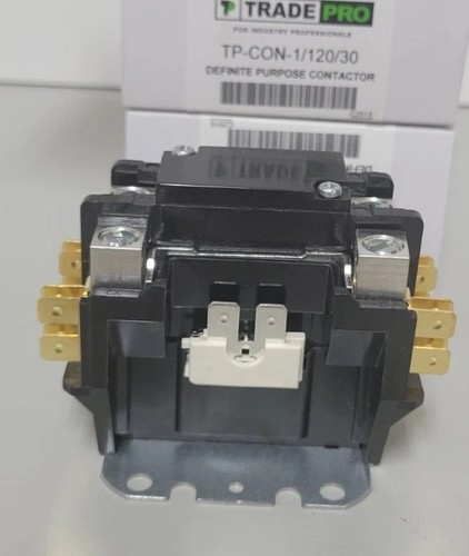 Lot of 2 -Tradepro TP-CON-1/120/30 1 Pole 30 AMP Definite Purpose Contactor - Picture 5 of 6