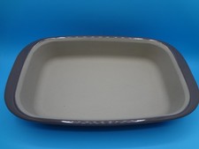 Pampered Chef Baker 6" x 9" 1 QT Graystone Glazed Stoneware Smoke & Pet Free