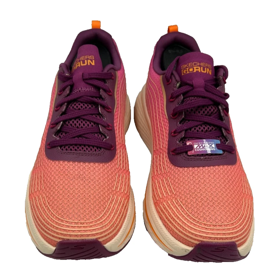 Skechers Women's Max Cushioning Elite 2.0 Lace Up Shoes Pnk/Purple Size:8 172T - Image 2 of 4
