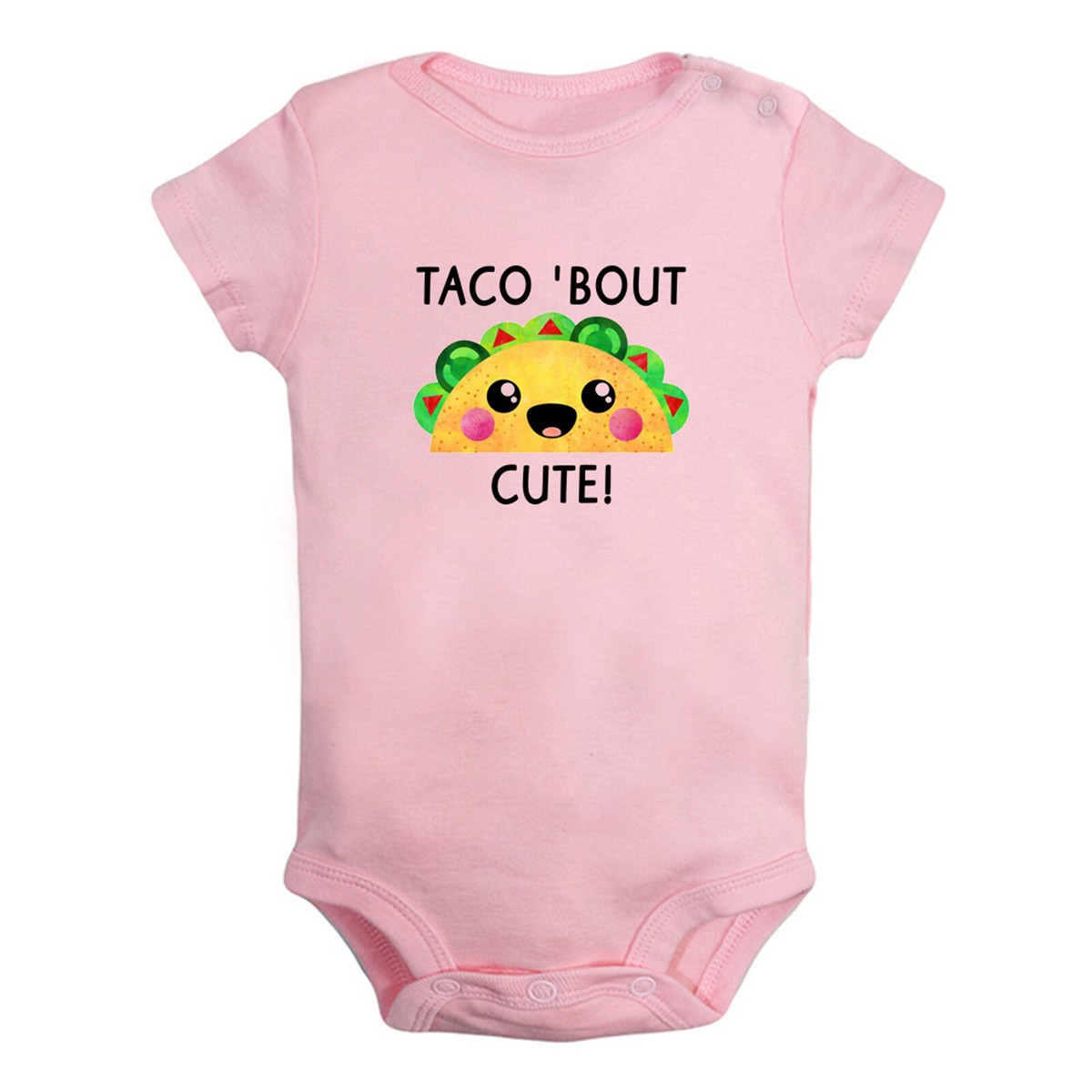 Taco' Bout Cute Print Outfits Newborn Baby Bodysuits Infant
