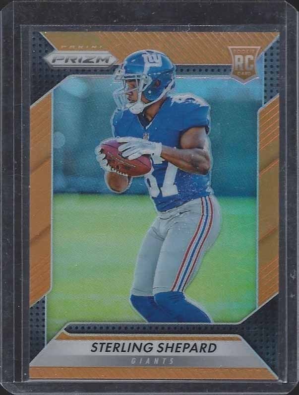 STERLING SHEPARD 2016 PANINI PRIZM ORANGE PRIZMS REFRACTOR RC #D 268/299