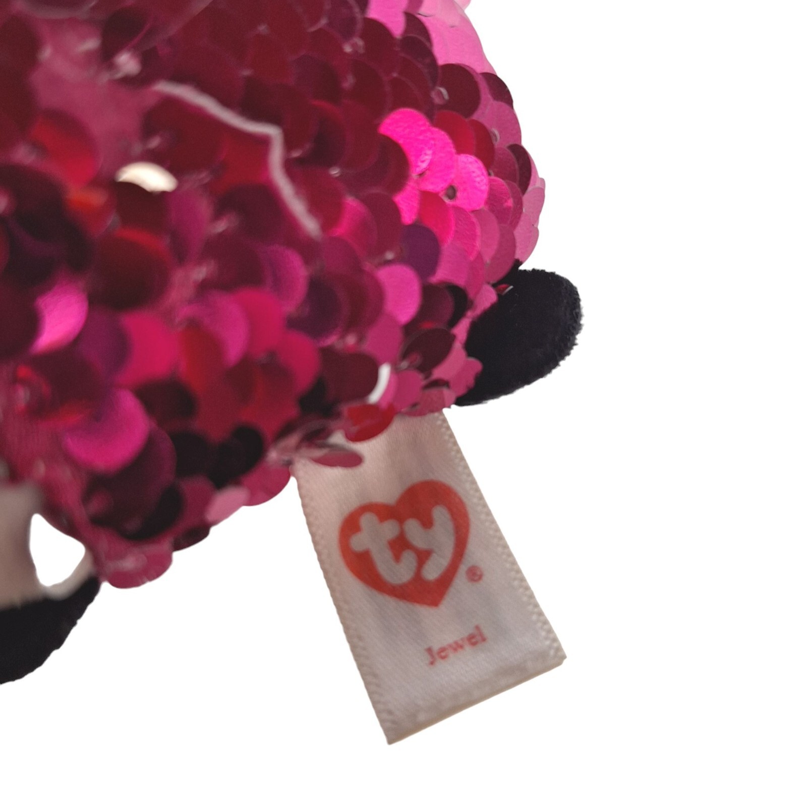 Ty Teeny Tys Jewel the Fox Flippables Sequins Plush Stuffed Animal 2019 4.75"