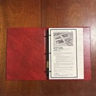 Vintage CR Gibson Red Gold Floral Flip Photo Album 10 K74 Pages For 40 4x6 Pics — photo 4