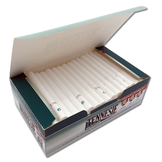 athey cigarette tubes 500 TENNESIE Menthol Click Ball Capsule Empty Filter Tubes 5x100