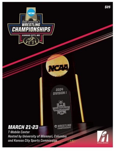 2024 NCAA DIVISION 1 WRESTLING CHAMPIONSHIPS PROGRAM KANSAS CITY LIMITED EDITION