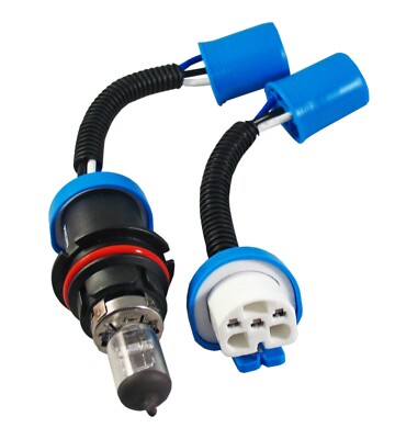 9004 to 9007 Headlight Bulb Conversion Plug N Play Ceramic Harness Kit V2 100w