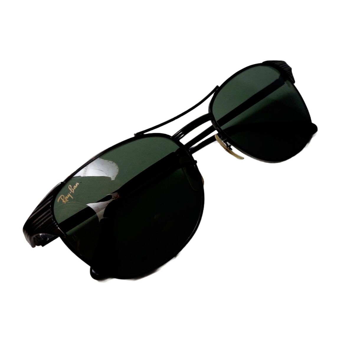 1980's RAYBAN B&L USA SIGNET black Sunglasses fashion top 1980's RAYBAN B&L USA SIGNET black Sunglasses fashion top