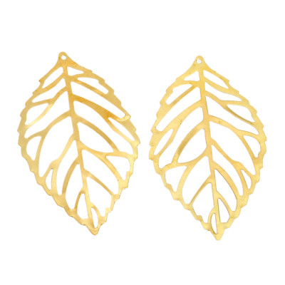 Lot De 40 Breloques Pendentifs Feuilles Argentées - 18mm X 10mm, Sans Nickel/plomb/cadmium, Neuf