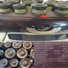 INFINITIPRO BY CONAIR INSTANT HEAT CERAMIC FLOCKED ROLLERS 20 COUNT NO CLIPS