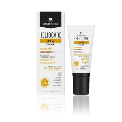 HELIOCARE 360° COLOR Sunscreen with Aqua Gel Color SPF50+