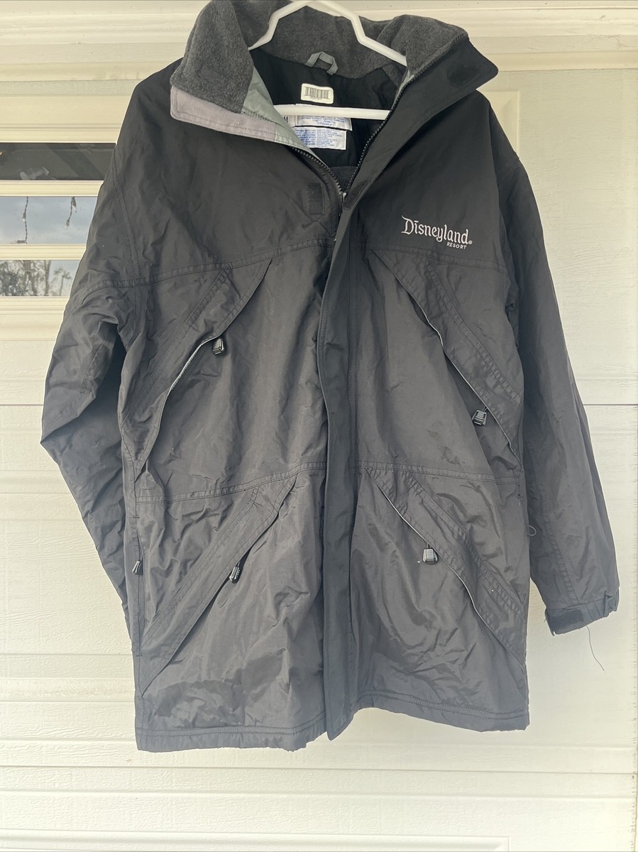 Disneyland Resort Employee Lined Jacket Parka Black Medium Walt