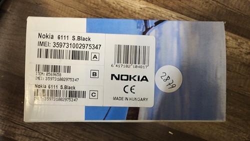 2879.Nokia 6111 Silver Very Rare - For Collectors - Unlocked - Lifetimer 1 Min - 第 12/12 張圖片