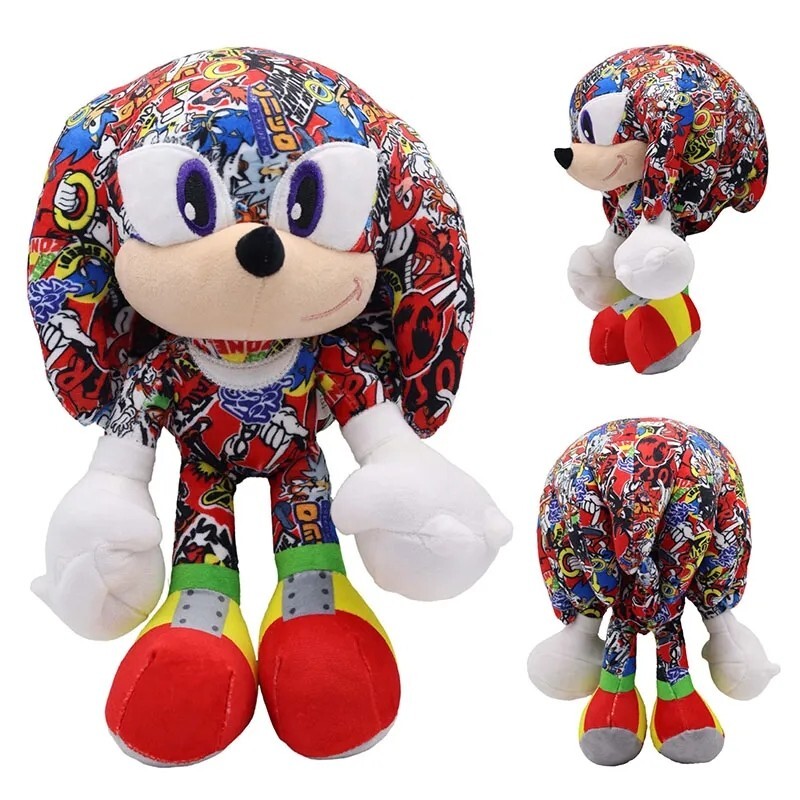 Jeux Video Sonic Peluche Knuckles Collection Finition Soft Velours