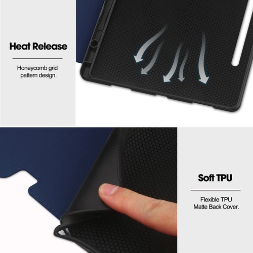 Klapp Cover Lenovo Tab P12 12.7" TB370FU Hülle Etui Schutzhülle Tasche Case - Bild 7 von 11