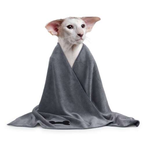 Dogs Cats Towels Super Absorbent Bathrobe Microfiber Bath Towels Quick-Drying US - Picture 4 of 12