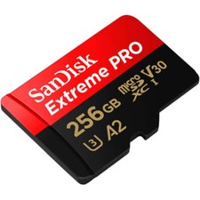 SanDisk Extreme Pro 256GB Micro SD Card Memory Class 10 SDSQXCZ-256G-GN6MA