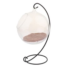 Vogel Glas Eisen Regal Kokosmatte Nest   Lovebird Birdhouse Dekoration