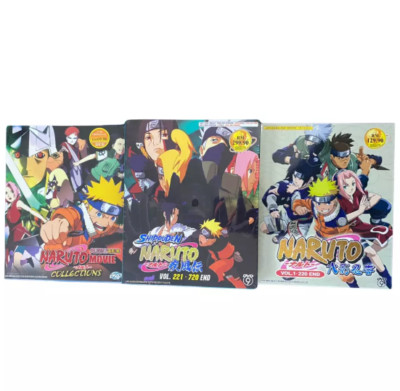 NEW ANIME DVD NARUTO + NARUTO SHIPPUDEN VOL.1-720 END + 11 MOVIE ENGLISH DUBBED