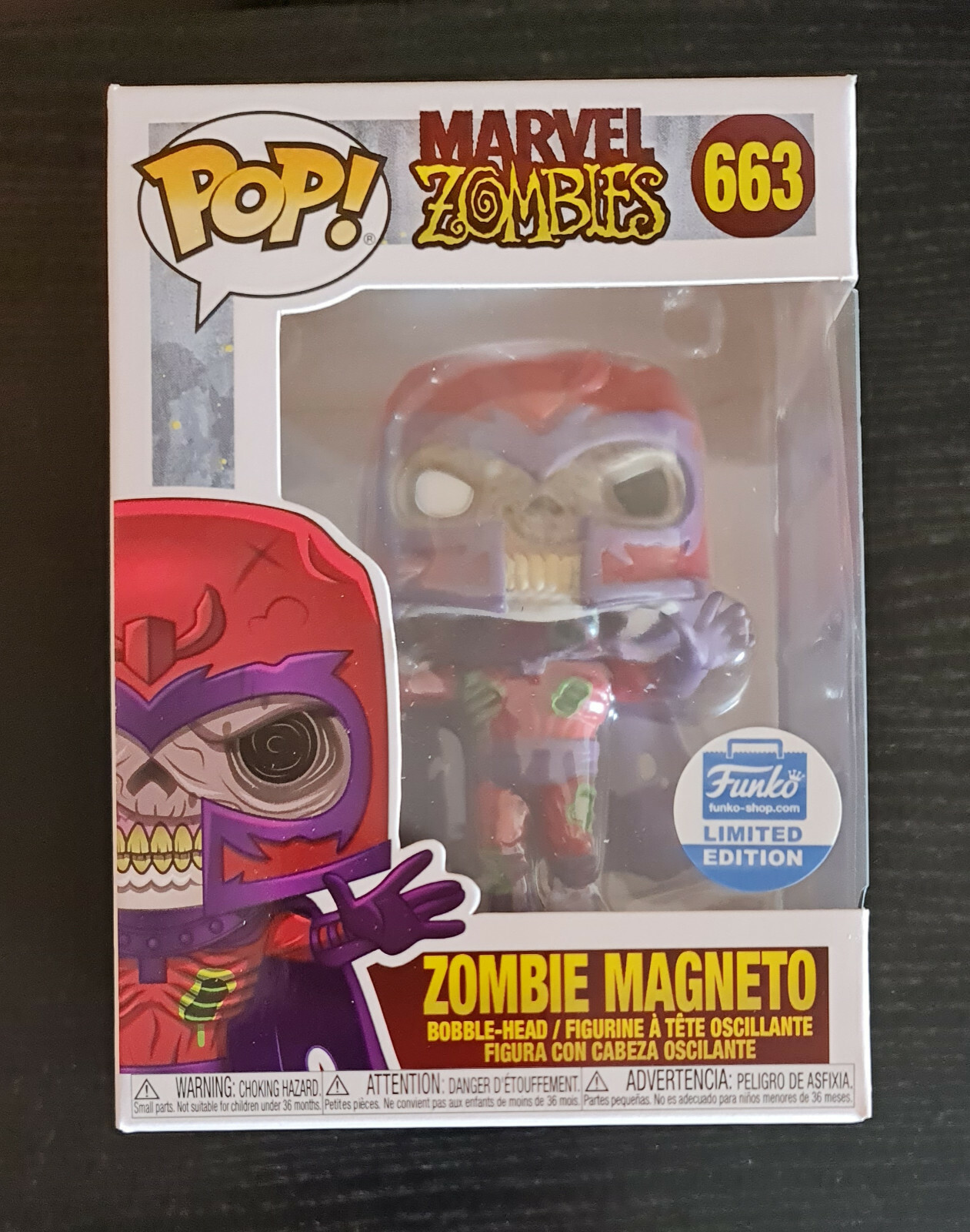 Funko Pop! X-Men Marvel Zombie Magneto Funko Shop Exclusive - 663