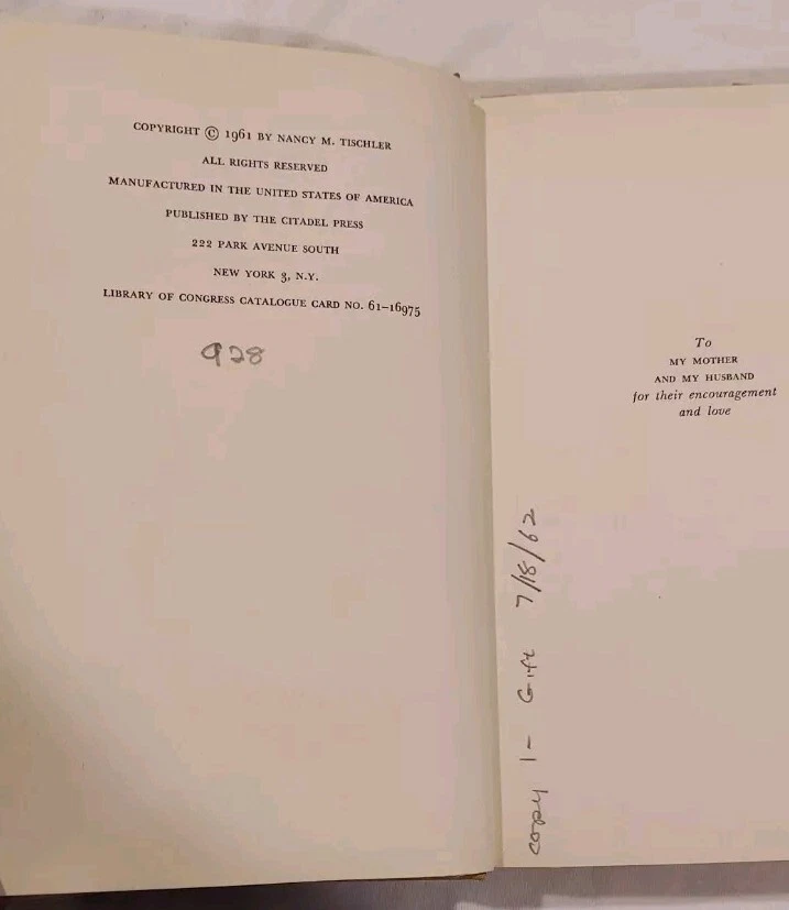 Tennessee Williams: Rebellious Puritan By Nancy Tischler 1961 Foto 4 de 4