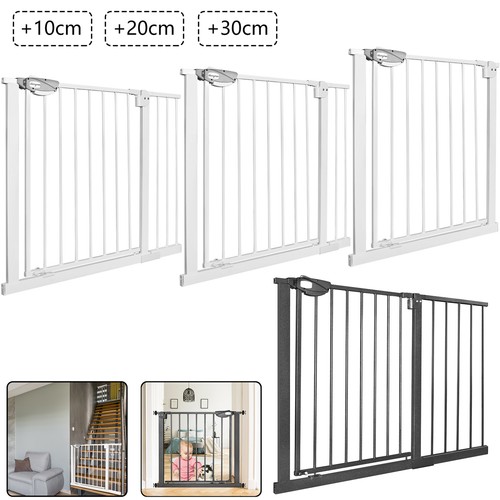 75-115 cm Treppengitter Treppenschutzgitter Kindergitter ohne Bohren Auto-Close* - Bild 1 von 21
