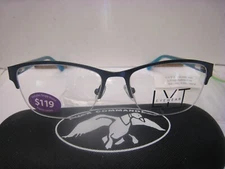 LYT Eyewear EYEGLASS FRAME Model LT06 in  GREEN  53-16-135-35V With generic case