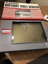 Vintage Kaken Daylight Table Screen In Original Box For Cine  Slide Projectors