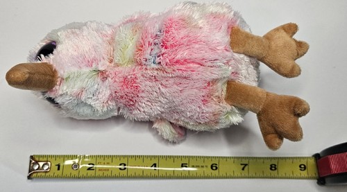 Ty Beanie Boos Kiwi Bird Plush Tie Dye Glitter Eyes Stuffed Toy Tags Mint 6" NEW - Picture 6 of 10