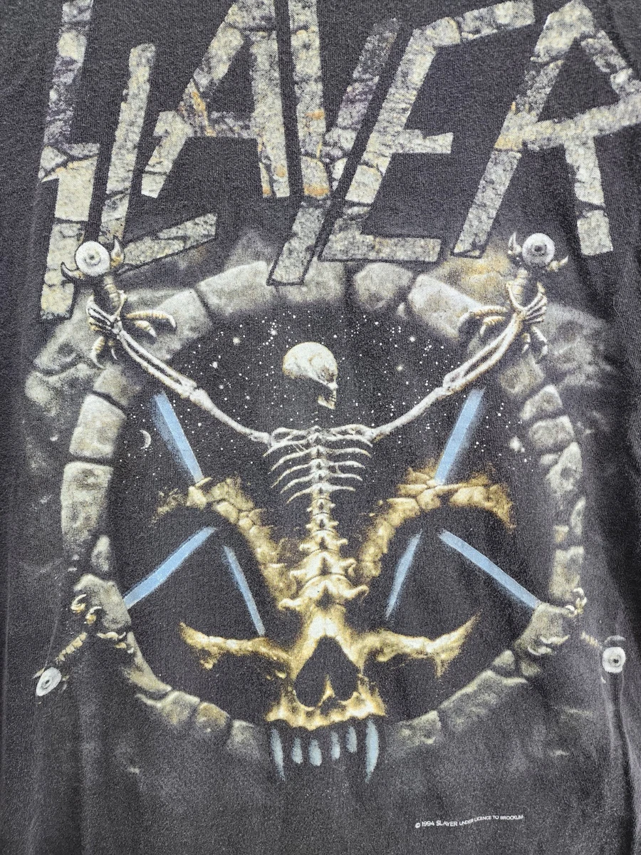 Vintage Slayer Divine Intervention shirt 1994 Brockum Single