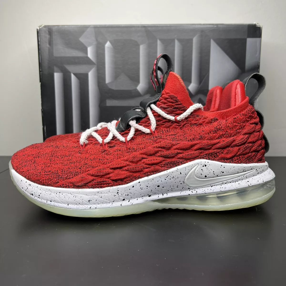 Lebron low hotsell 15 red
