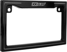 XKGLOW Motorcycle LED License Plate Frame w/Running Turn & Brake XK034018-B