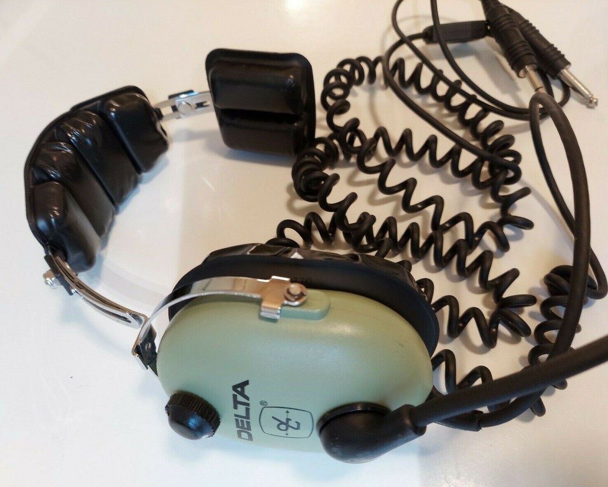 2 Pcs David Clark Aviation Headset Aircraft Airplane 11 for sale