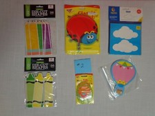 Lot of teacher school decor floor wall bulletin board / Die cut shapes Lot 1