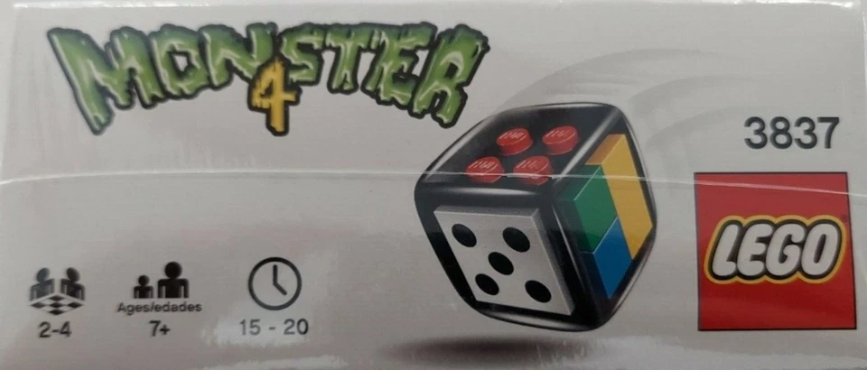 NEW SEALED Lego MONSTER 4 Dice Game board set 3837 minifig demon werewolf skull - Image 4 of 4
