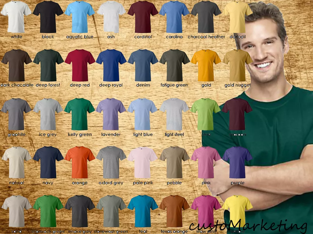 hanes beefy t colors