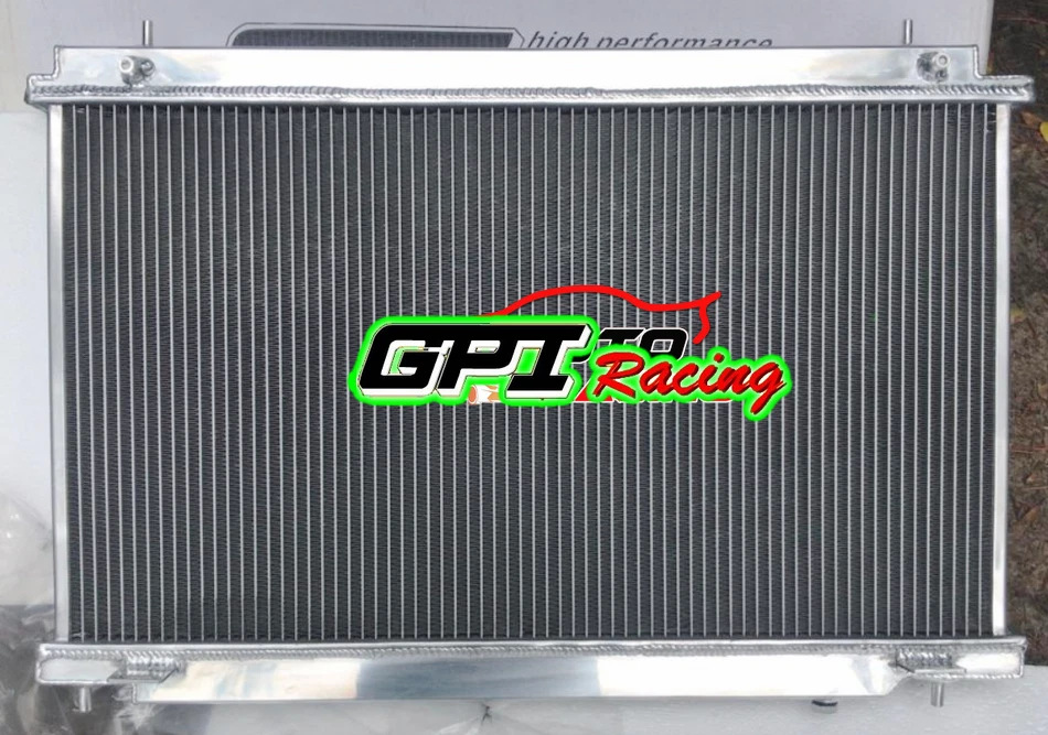 Radiador de alumínio + ventilador para Nissan 350Z Grand 2007-2009 2008 MT 07 08 09 - Imagem 4 de 4