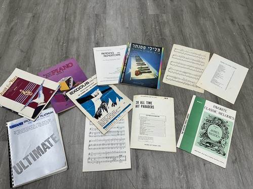 Lotto libri per pianoforte spartiti musicali vintage - Foto 12 di 12