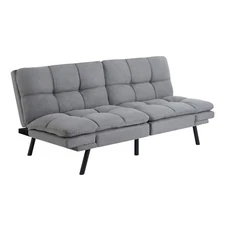 Memory Foam Futon Sofa Bed Couch Sleeper Convertible Foldable Loveseat FULL Size