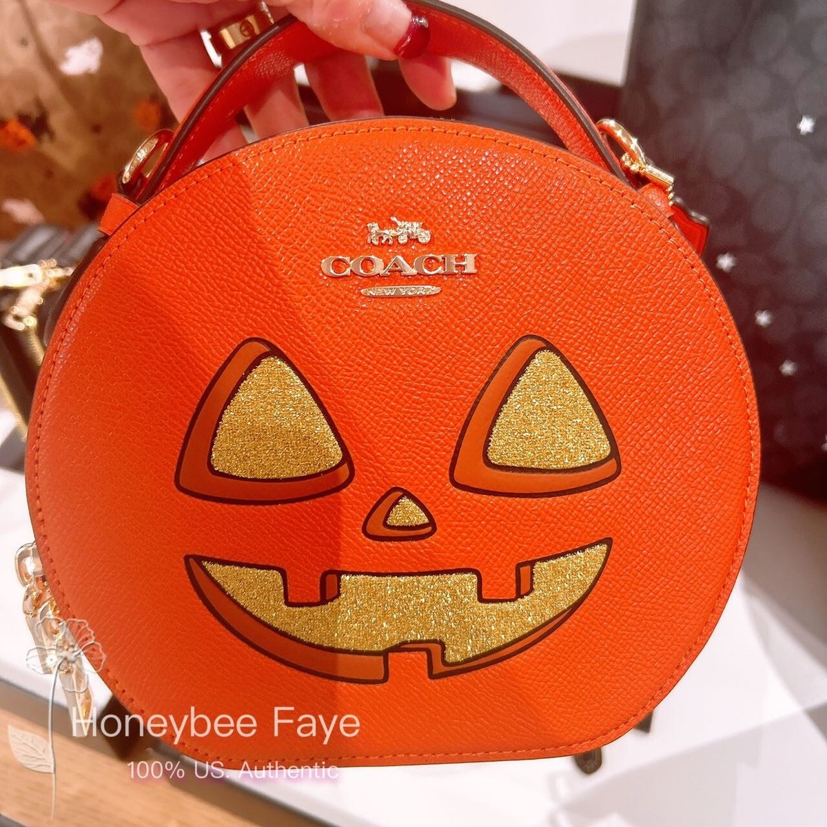 NWT Coach Canteen Crossbody Bag With Halloween Pumpkin CW468 2024