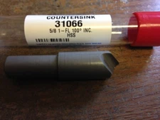 5/8" 100 Degree Single Flute High Speed Steel Countersink Made in USA!!