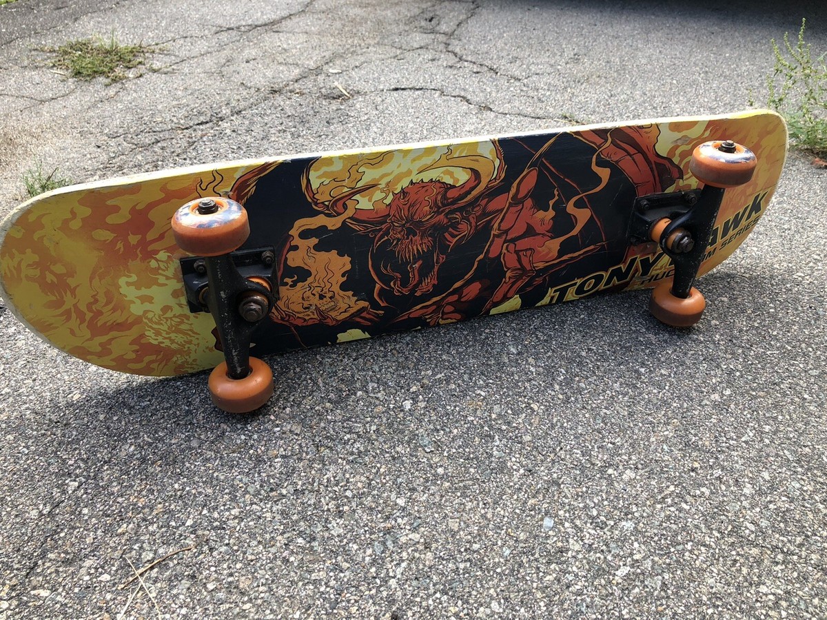 Tony Hawk Skateboard Huckjam Huck Jam Series Red Devil Demon | eBay
