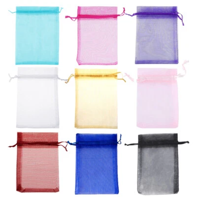 Organza Gift Bags Jewelry Pouches Wedding Favour Party Candy Packing Wholesale