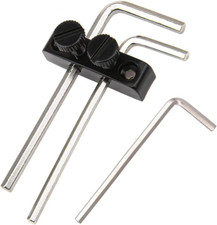 1.5-3Mm Allen Key Headstock Wrench Holder for Floyd Rose Tremolo Guitar Black 